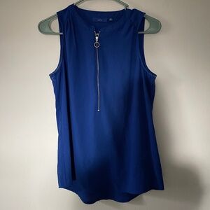 Blue zipper top XS